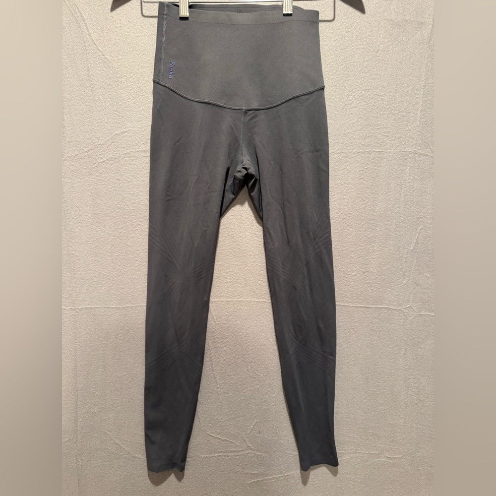 Fanka Compression Sculpting Gray High-Waisted Leggings